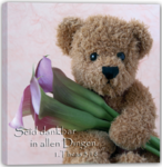 134_teddybear_h54ef3b7a73fe0 Leinwandbild - Teddybär