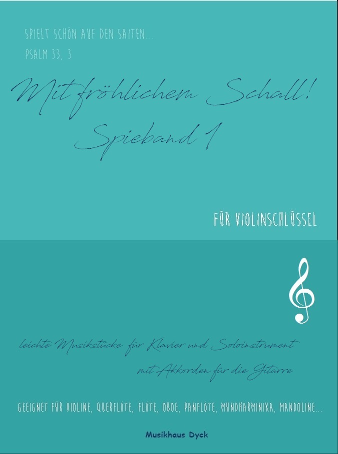 Mit-froehlichem-Schall-Spielband-1-Violinenschluessel-KD-007 Mit fröhlichem Schall! Spielband 1 - Violinenschlüssel