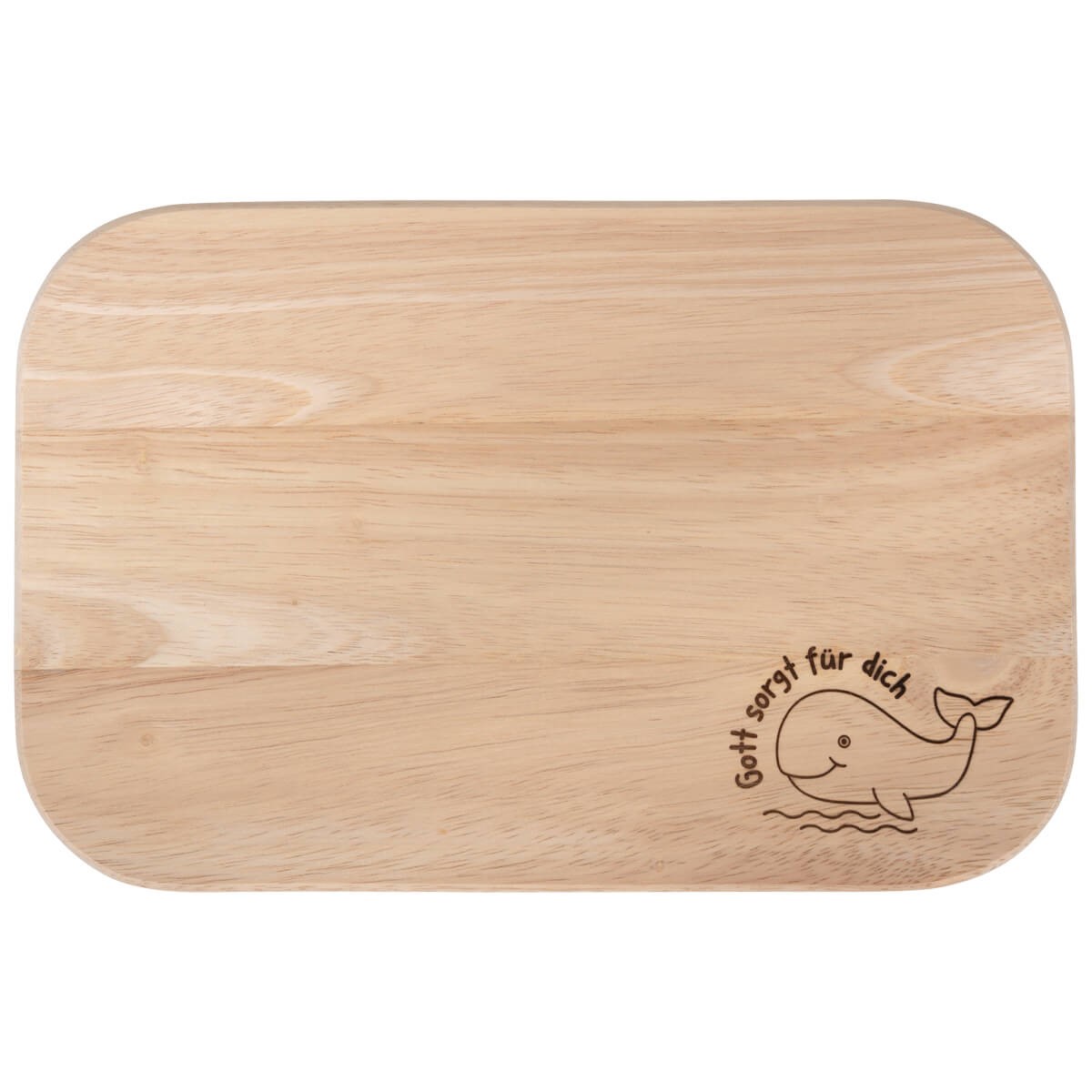 Holzbrettchen-Walfisch-5832 Holzbrettchen Walfisch - Gott sorgt
