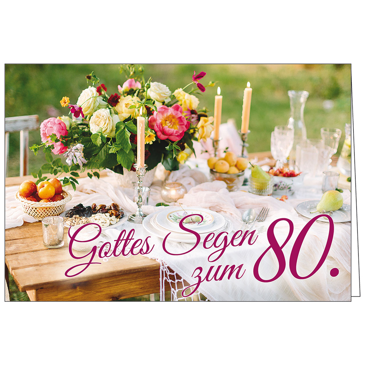 DK - Gottes Segen zum 80. DK - Gottes Segen zum 80.