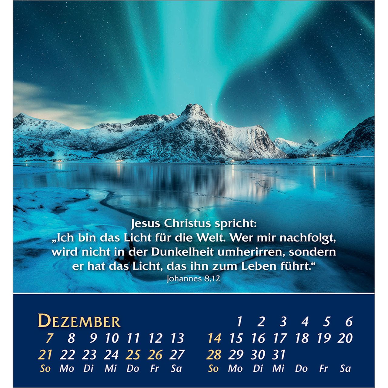 Aufstellkalender - Aus der Stille leben 2025