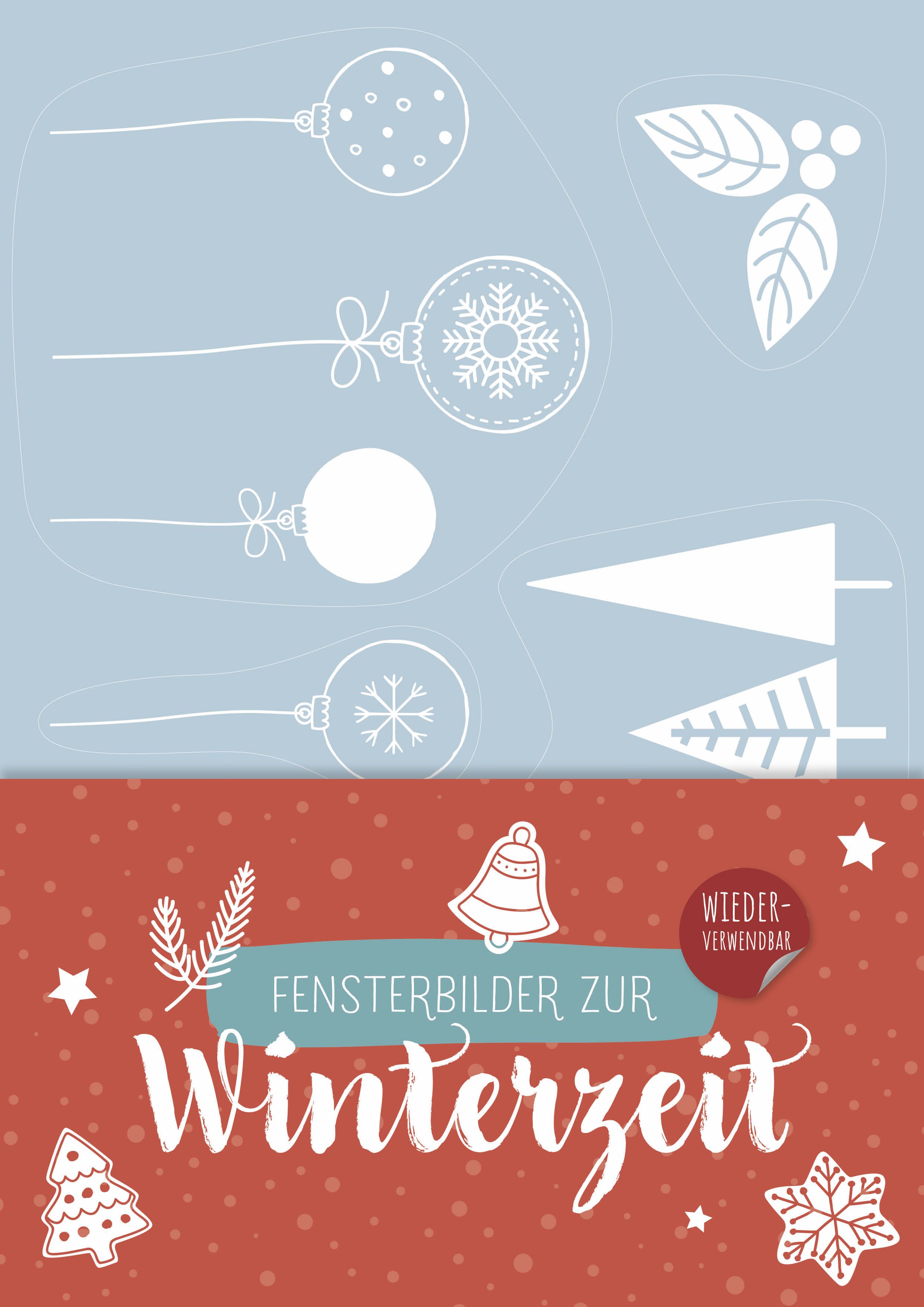 Fensterbild-Set - Winterzeit Fensterbild-Set - Winterzeit