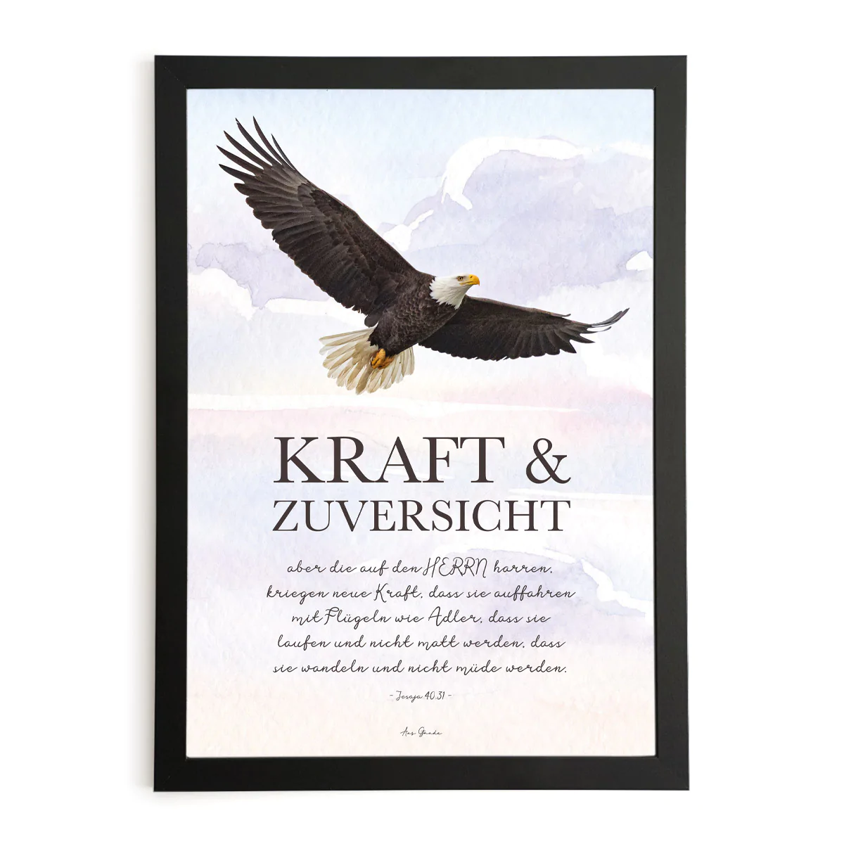 Poster A4 - Kraft und Zuversicht Poster A4 - Kraft und Zuversicht