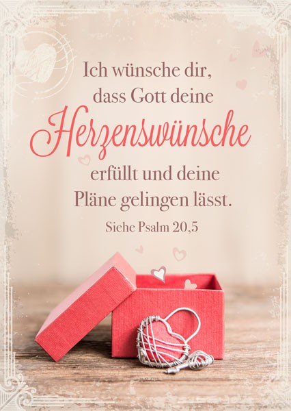 Postkarte-Deine-Herzenswuensche-9123 Postkarte - Deine Herzenswünsche