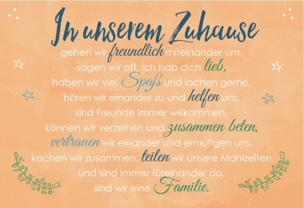 Wandschmuckschild-In-unserem-Zuhaus-720105R970gkfILiGfs Wandschmuckschild - In unserem Zuhaus