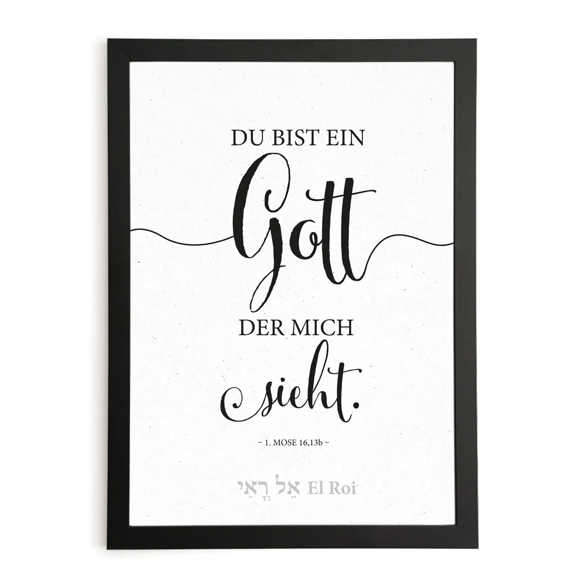 Poster A4 - Du bist ein Gott Poster A4 - Du bist ein Gott