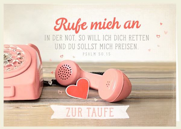 Doppelkarte-Zur-Taufe-In-der-Not-29106 Doppelkarte - Zur Taufe - In der Not