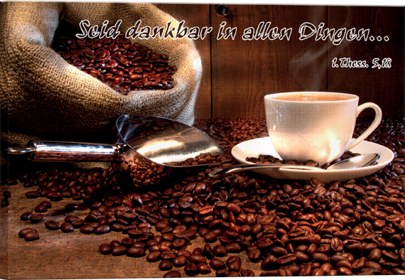 Kaffee54f023107d4a4 Leinwandbild - Kaffee