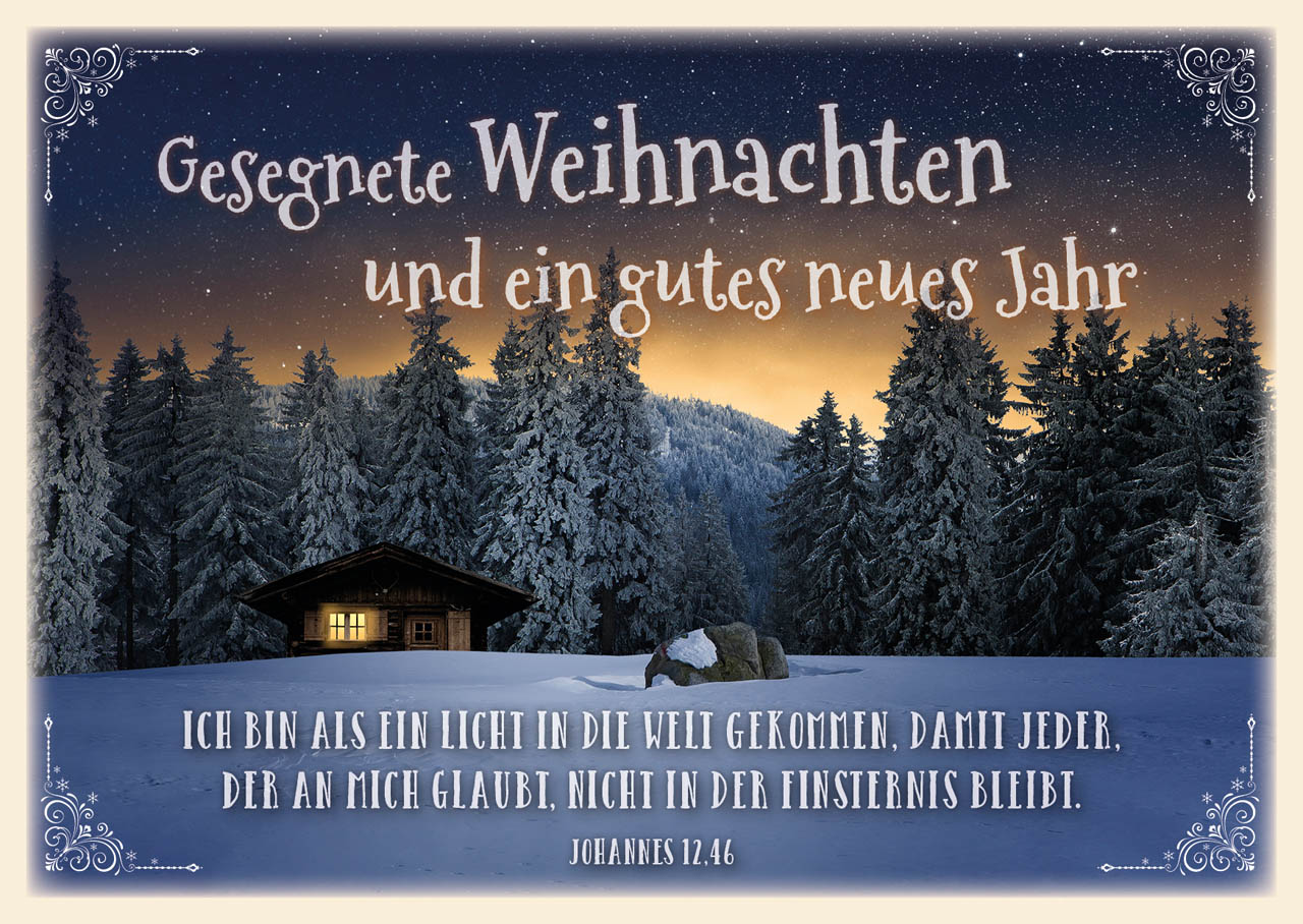 Postkartenbox - Besinnliche Weihnachtzeit