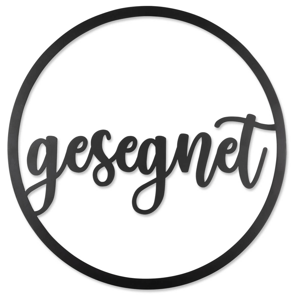 Wanddeko gesegnet