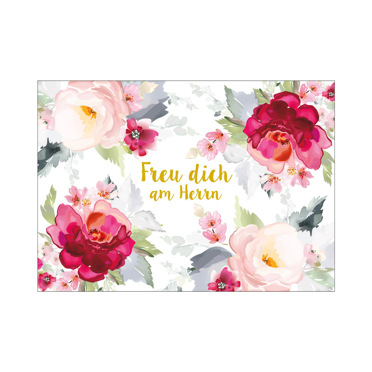 Postkarte Freu dich Postkarte Freu dich