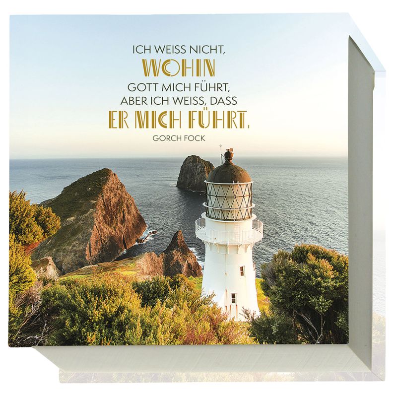 Notizblock   Ich weiß nicht, wohin Gott mich führt