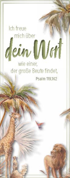 Lesezeichen - Ich freue mich über dein Wort Lesezeichen - Ich freue mich über dein Wort
