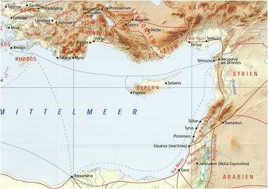 Kartenset - Israel und Mittelmeer