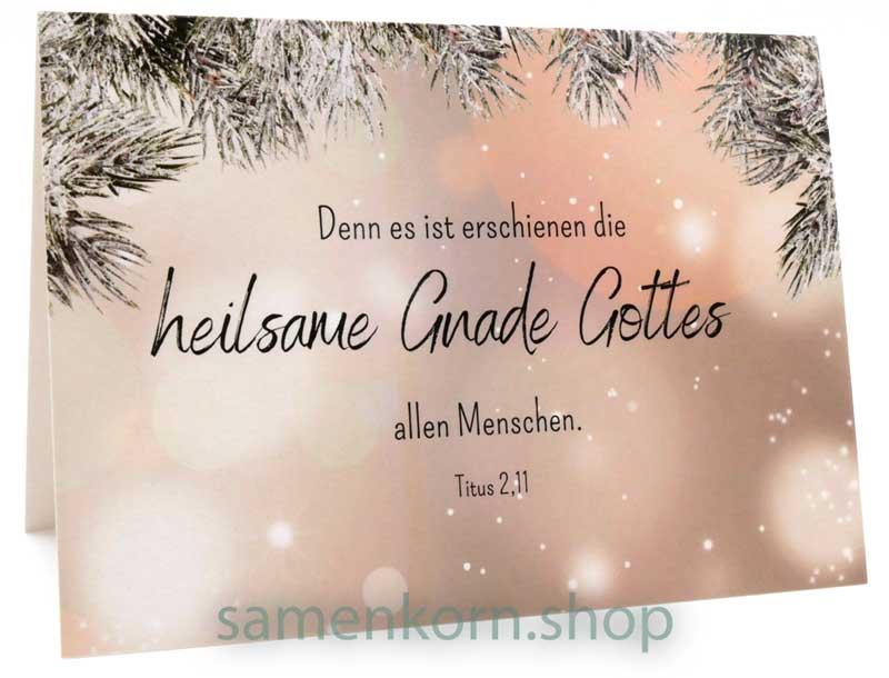 Faltkarte "Heilsame Gnade"