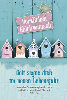 DK-Herzlichen-Gl-ckwunsch-Vogelh-uschen-51157 DK - Herzlichen Glückwunsch - Vogelhäuschen