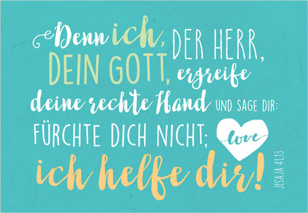 Wandschmuckschild-Denn-ich-der-Herr-720132 Wandschmuckschild - Denn ich, der Herr...