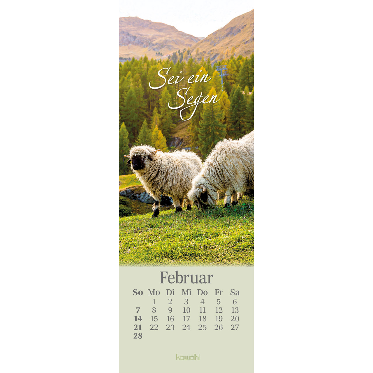 Lesezeichen-Kalender - Sei behütet jeden Tag 2027