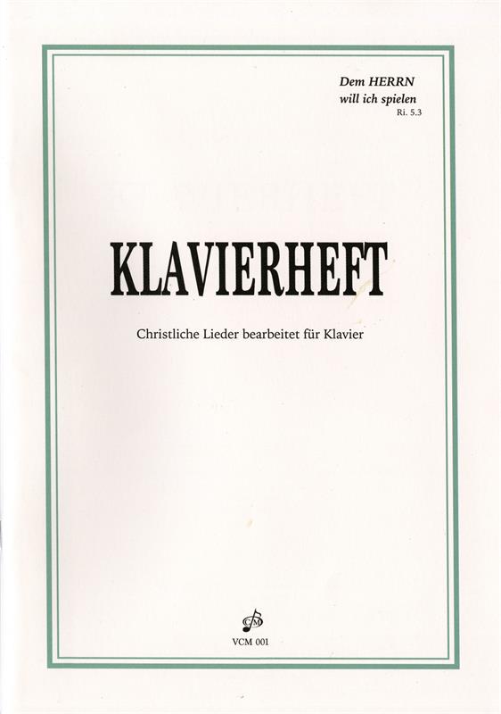 Klavierheft Klavierheft