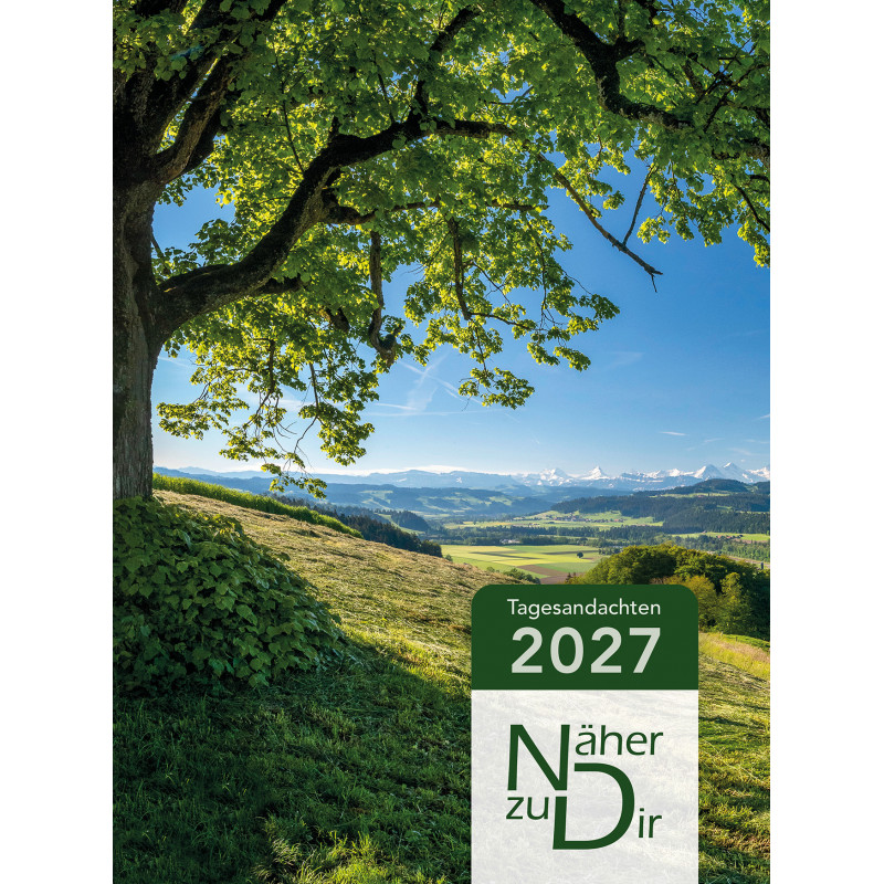 Näher zu Dir Buchkalender 2027, Motiv Berge