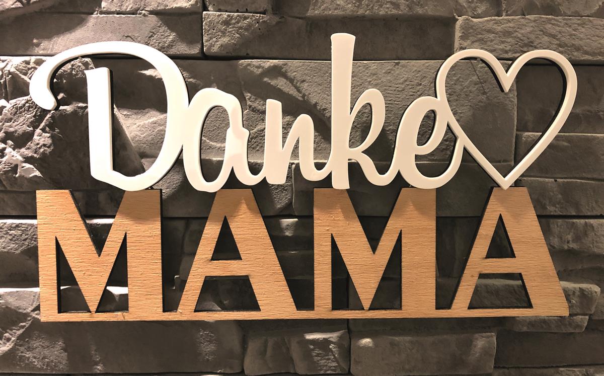 Dekoschriftzug - Danke Mama Dekoschriftzug - Danke Mama