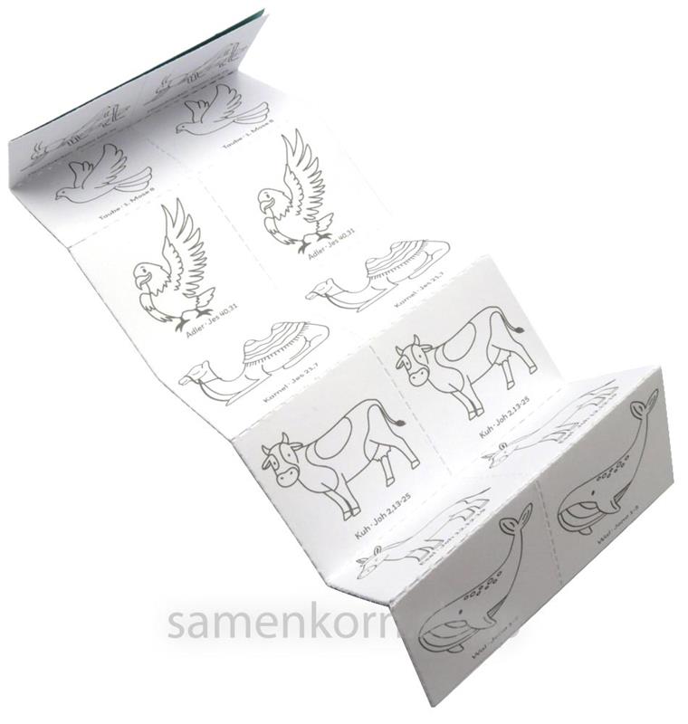 Mal- und Memo-Set "Tiere des Bibel"