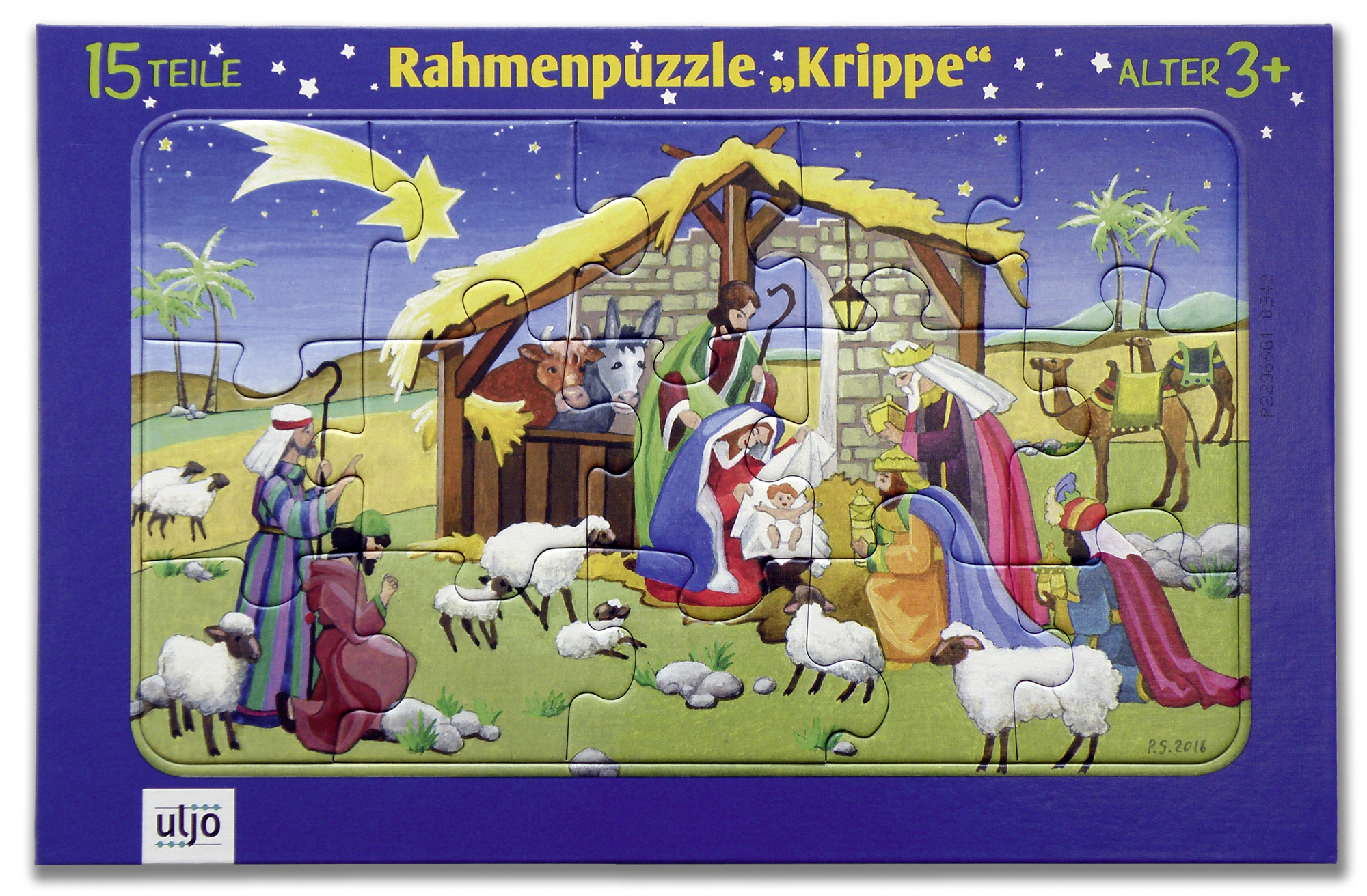 Rahmenpuzzle - Krippe