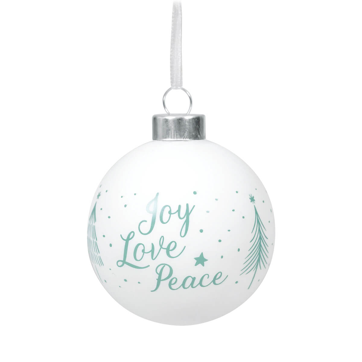 Christbaumkugel Joy Love Peace Christbaumkugel Joy Love Peace