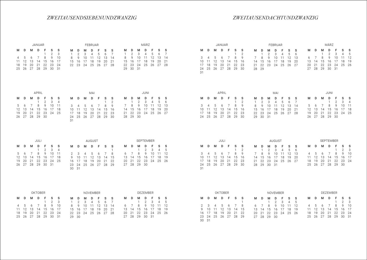 Taschenkalender - The Planner 2027