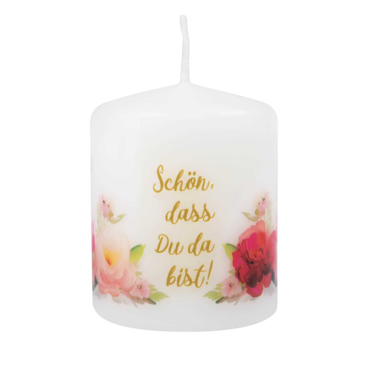 Tischkerze - Schön, dass du da bist Tischkerze - Schön, dass du da bist