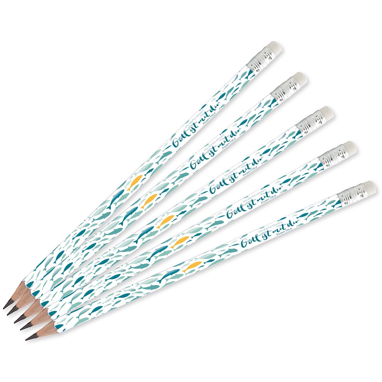 Bleistifte - 5er-Pack - Du darfst wissen Bleistifte - 5er-Pack - Du darfst wissen