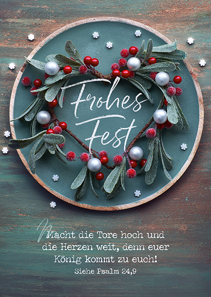 Frohes Fest - Mache die Tore (Postkarte)