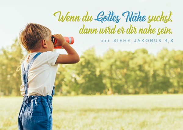 Postkarte – Wenn du Gottes Nähe suchst Postkarte – Wenn du Gottes Nähe suchst