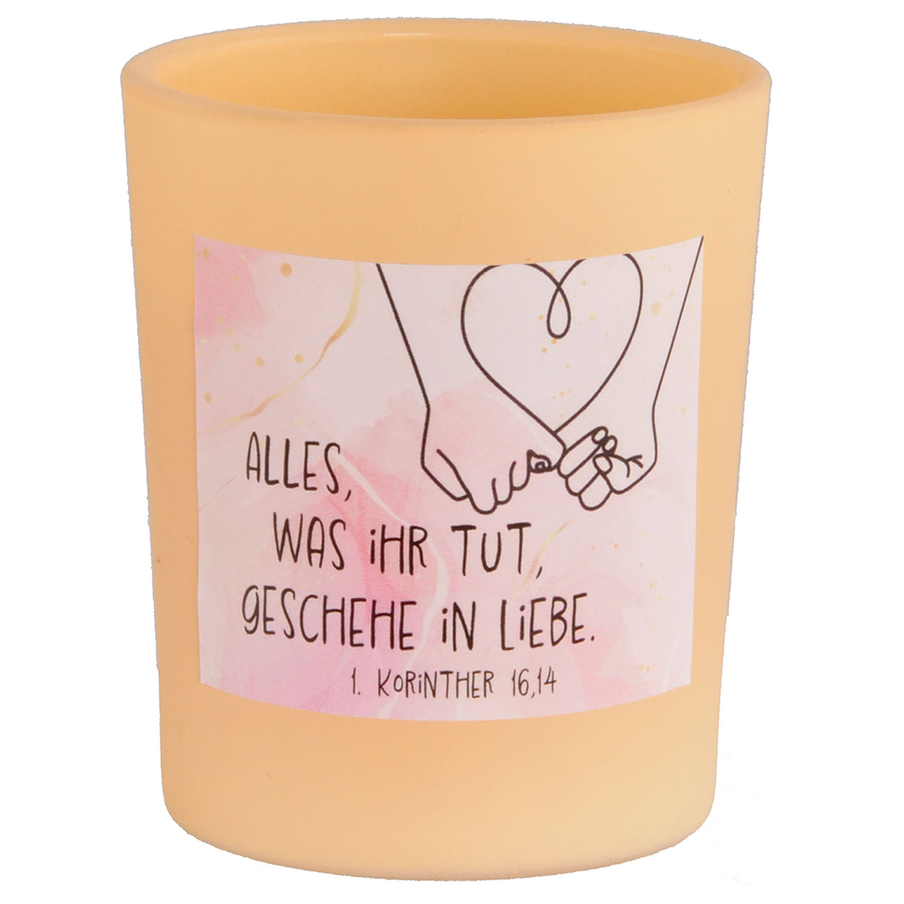 Kerze - Alles, was ihr tut, geschehe in Liebe Kerze - Alles, was ihr tut, geschehe in Liebe