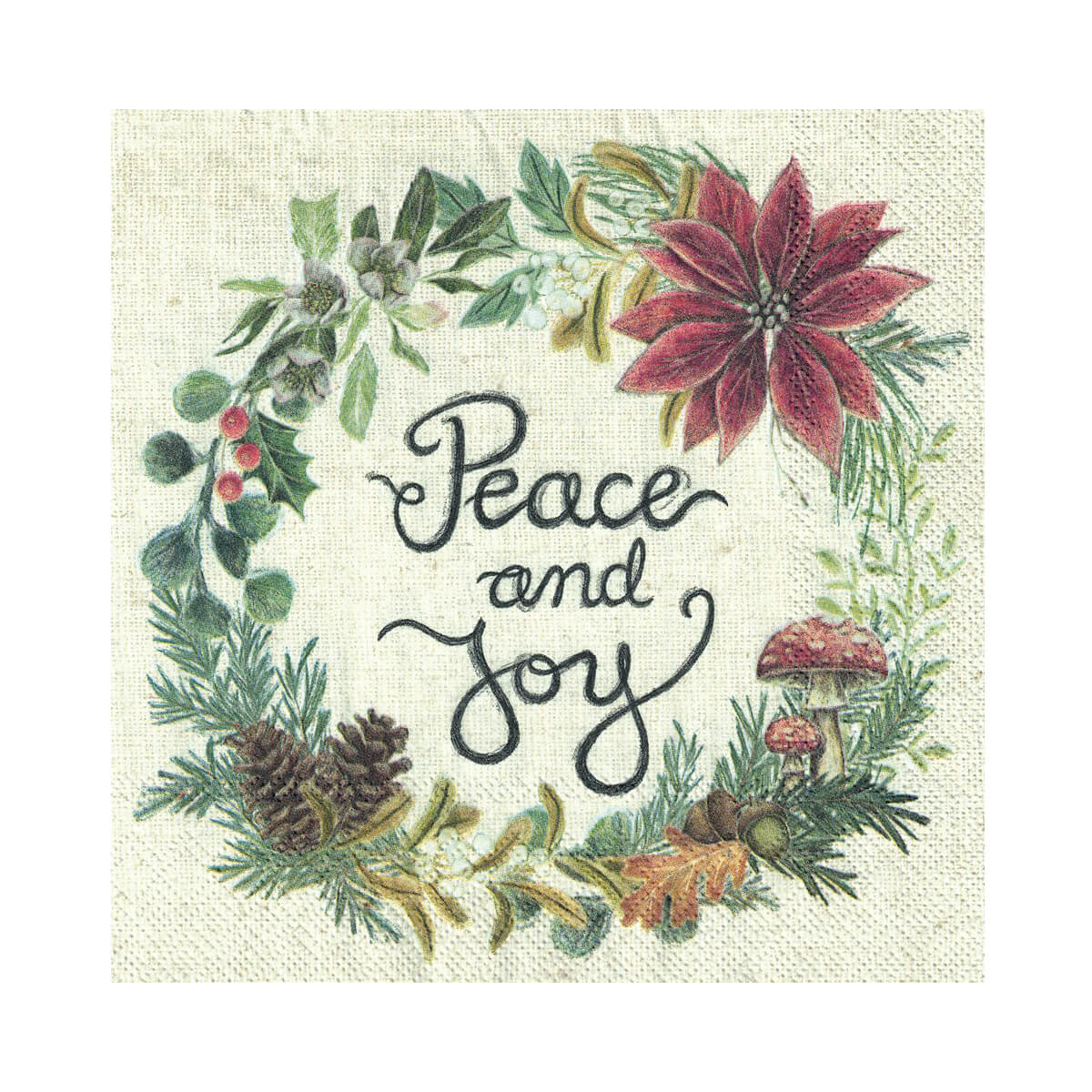 Servietten Peace and Joy Servietten Peace and Joy