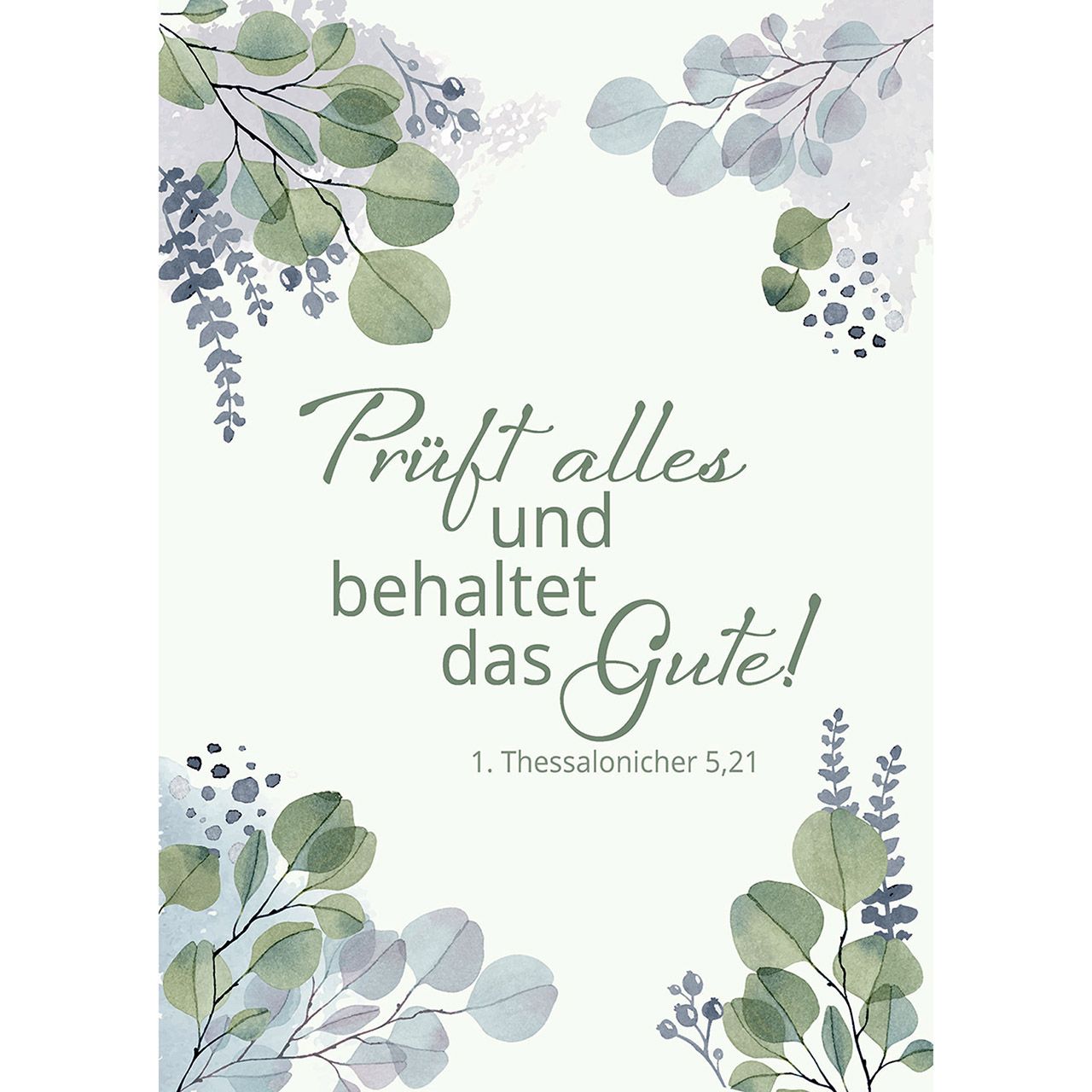 PK - Prüft alles und behaltet das Gute PK - Prüft alles und behaltet das Gute
