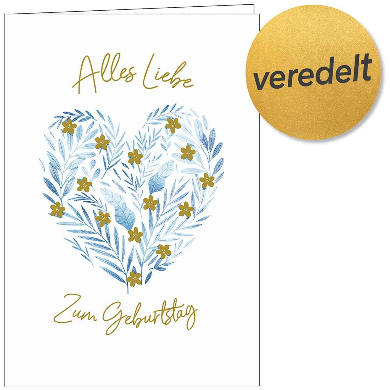 Doppelkarte - Alles Liebe zum Geburtstag Doppelkarte - Alles Liebe zum Geburtstag