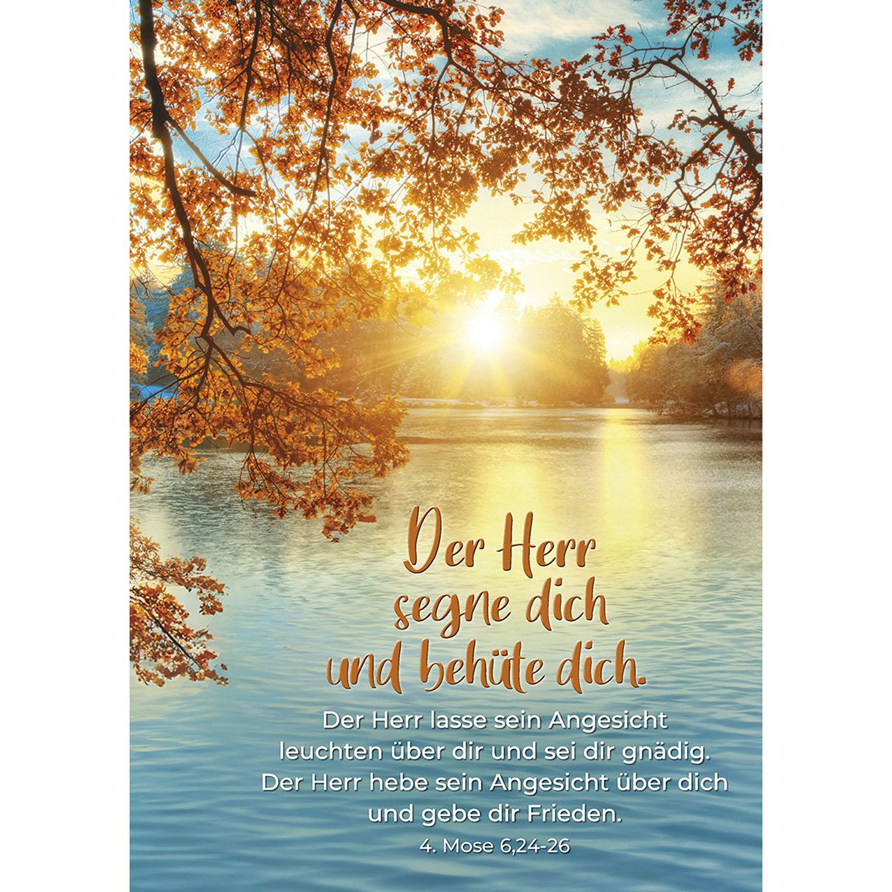 Postkrte  Der Herr segne dich ind behütte dich 