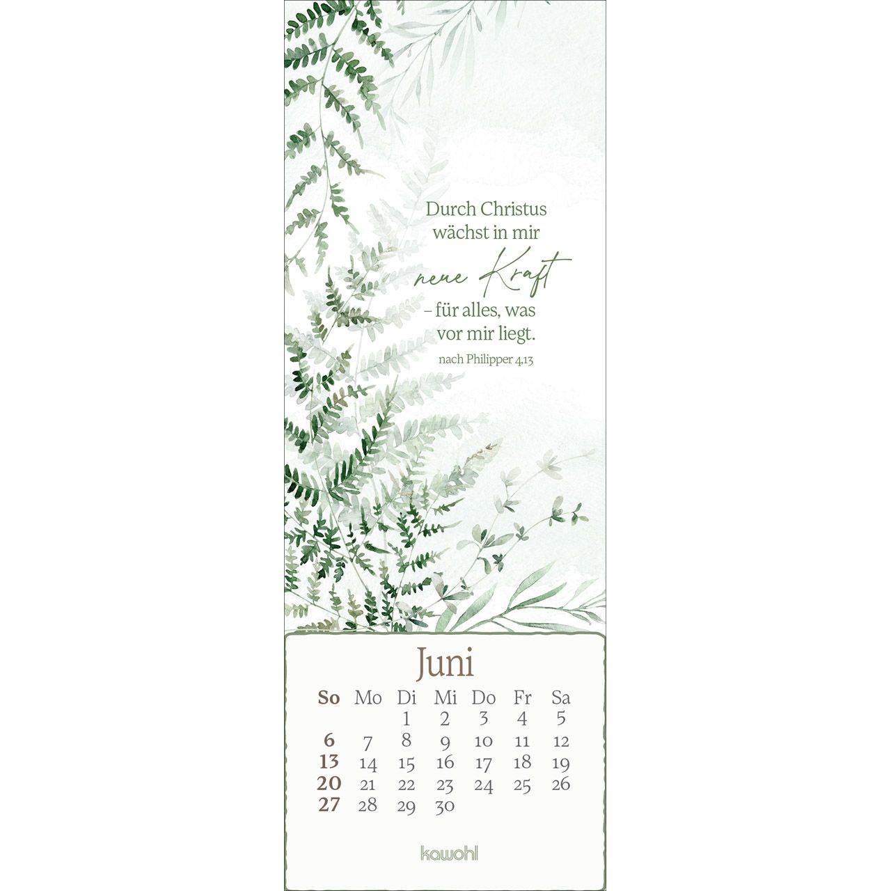 Lesezeichen-Kalender - Vor dir leg ich, was mich bewegt 2027
