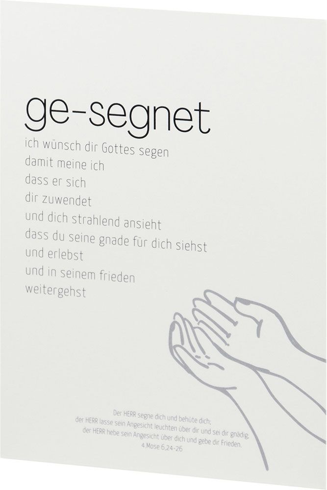 Postkarte - ge-segnet
