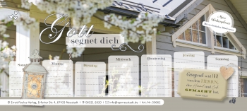 Mein-Wochenplaner-Gott-segnet-dich-50662 Mein Wochenplaner - Gott segnet dich
