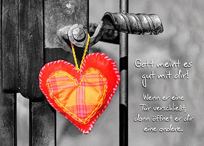 Postkarte-Gott-meint-es-gut-mit-dir-62519 Postkarte - Gott meint es gut mit dir