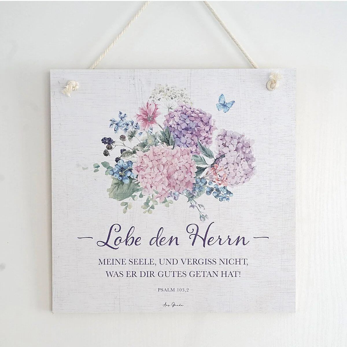 Holzschild - Lobe den Herrn 30x30 cm Holzschild - Lobe den Herrn 30x30 cm